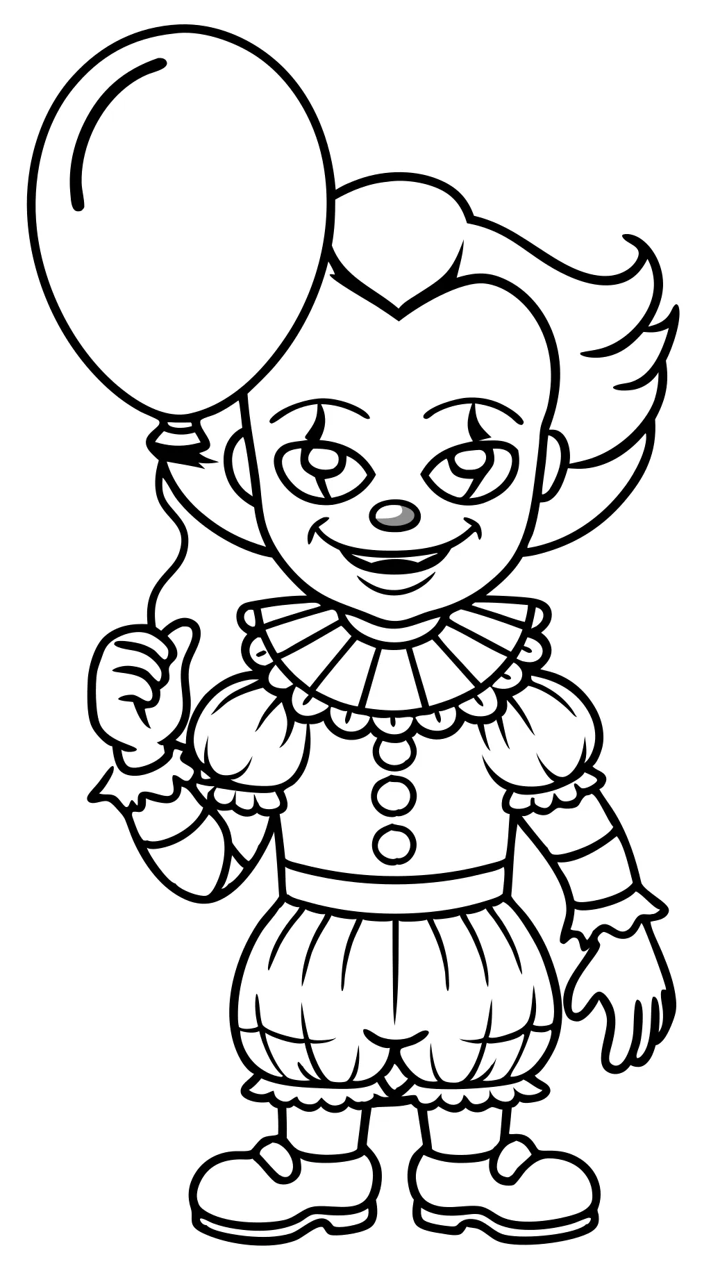 pennywise coloring page